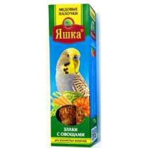 ЯШКА Лакомство для попугаев (злаки с овощами)