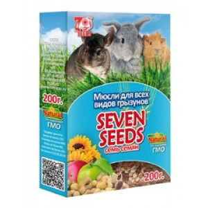 Мюсли «SEVEN SEEDS» для всех видов грызунов 200г