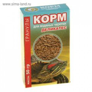 Корм для водяных черепах "Деликатес" с морепродуктами