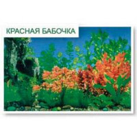 Декорация для аквариума КРАСНАЯ БАБОЧКА
